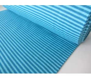 Ringelbündchen türkis Bündchen gestreift